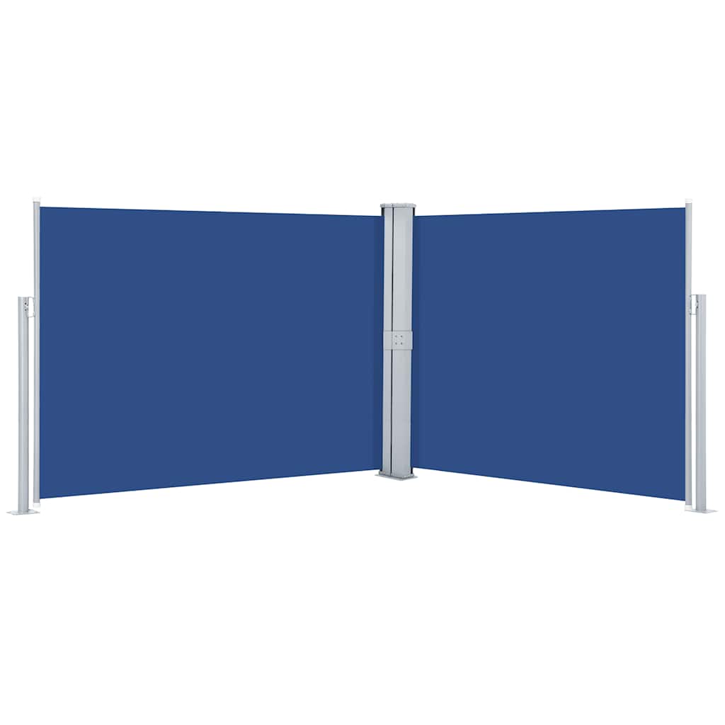 Maison Exclusive - Ausziehbare Seitenmarkise Blau 140 X 1000 Cm
