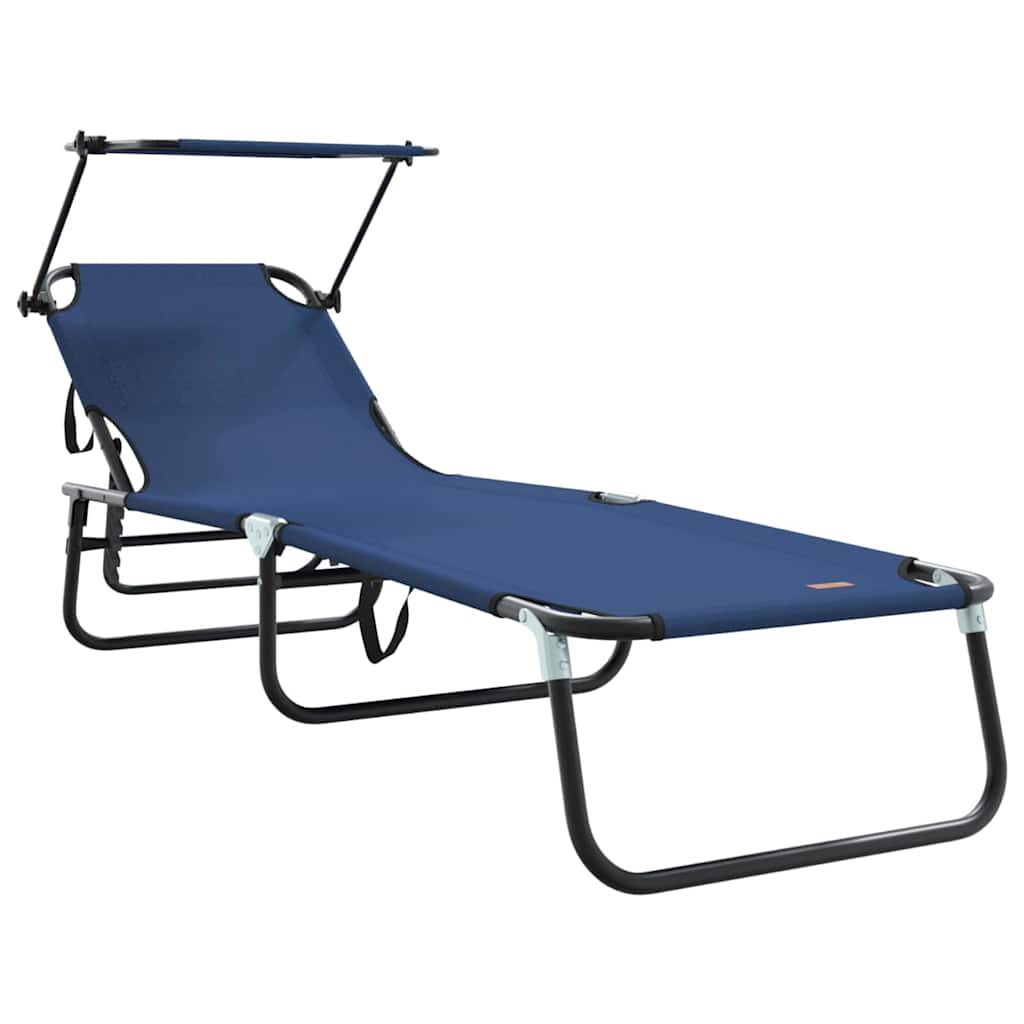 Maison Exclusive - Klappbare Sonnenliege Blau 190 X 57 X 81 Cm Ox