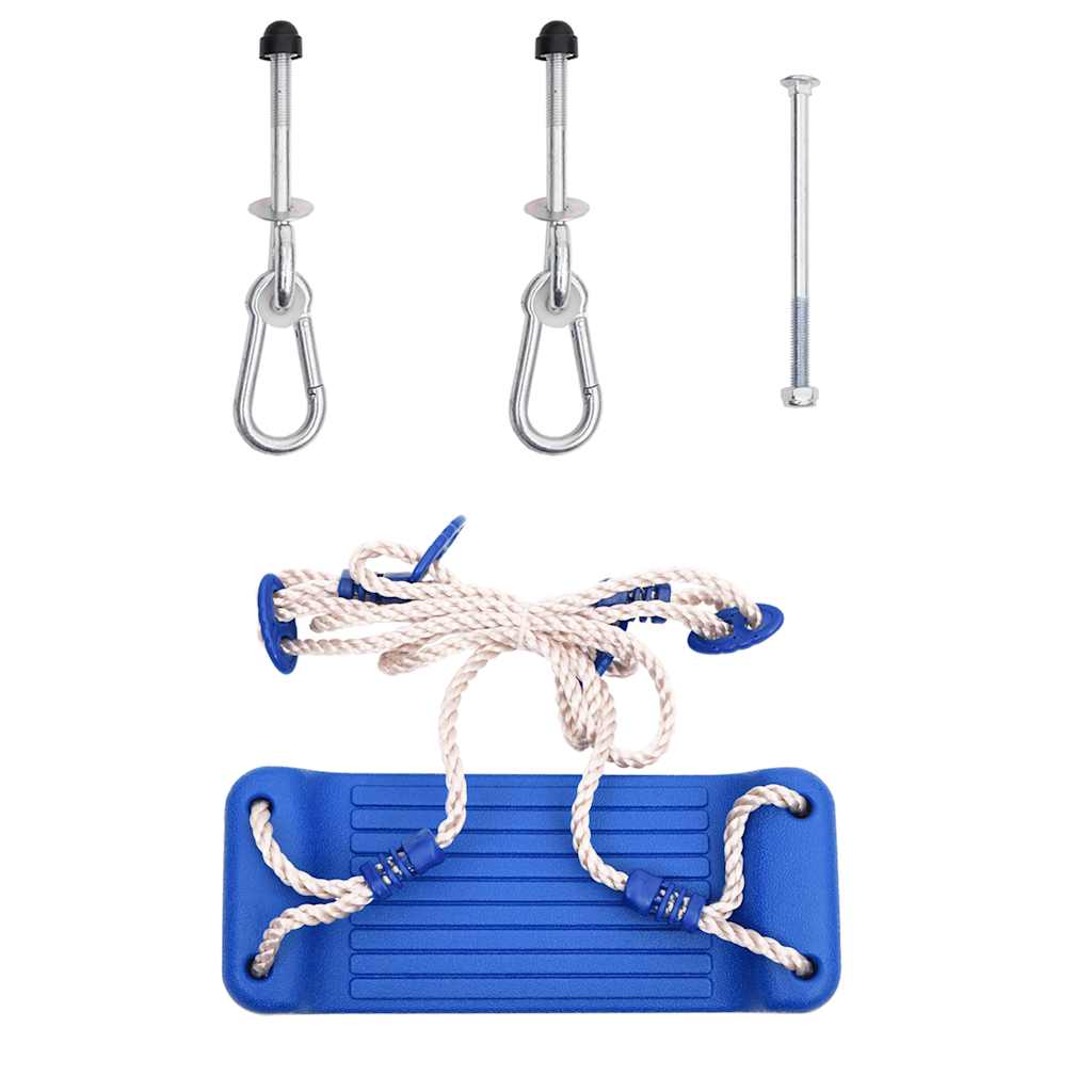 Maison Exclusive - Schaukelsitze Mit Seilen 2 Stk. Blau 37x15 Cm