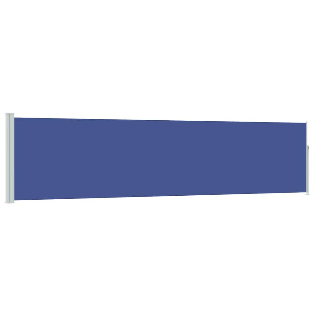 Maison Exclusive - Ausziehbare Seitenmarkise 117×514 Cm Blau