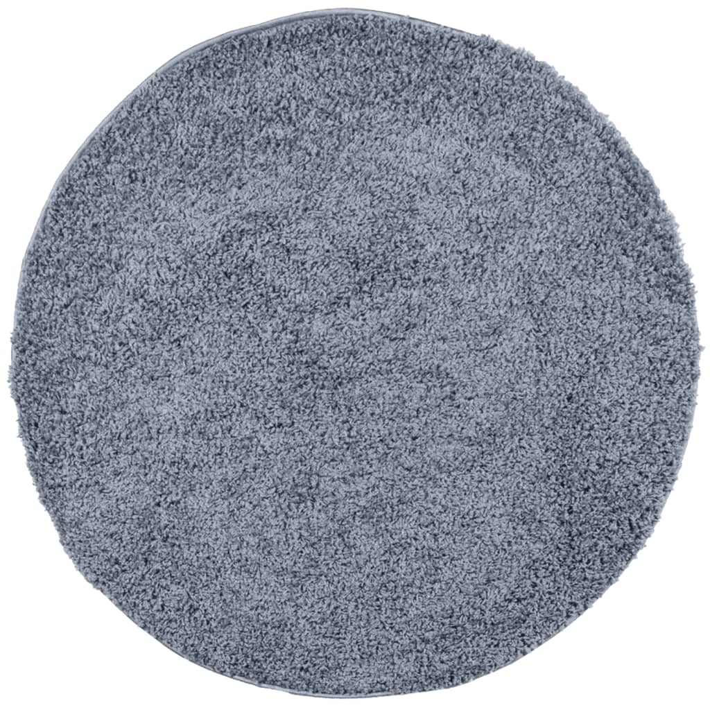 Maison Exclusive - Teppich Shaggy Hochflor Modern Blau Ø 280 Cm