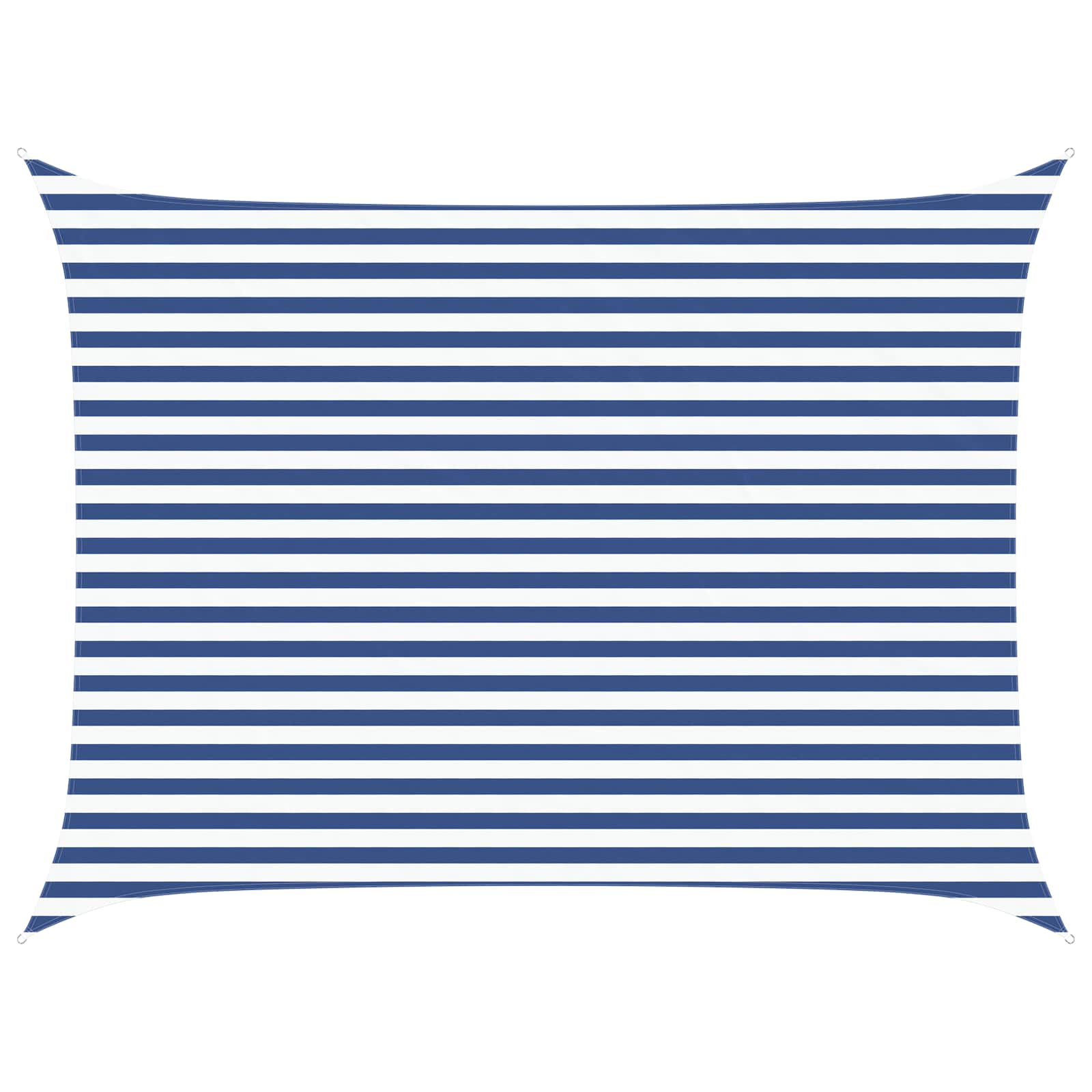 Maison Exclusive - Sonnensegel Blau Und Weiß 4 X 3 M 100 % Polyes