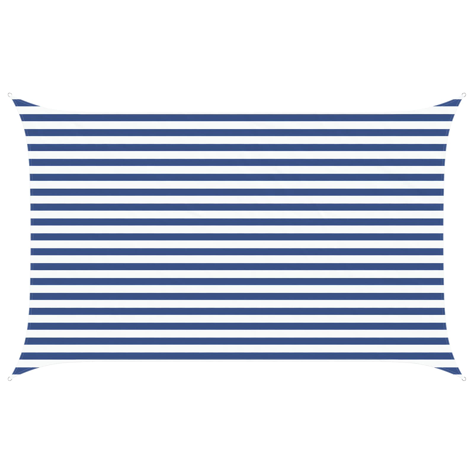 Maison Exclusive - Sonnensegel Blau Und Weiß 4 X 2,5 M 100 % Poly