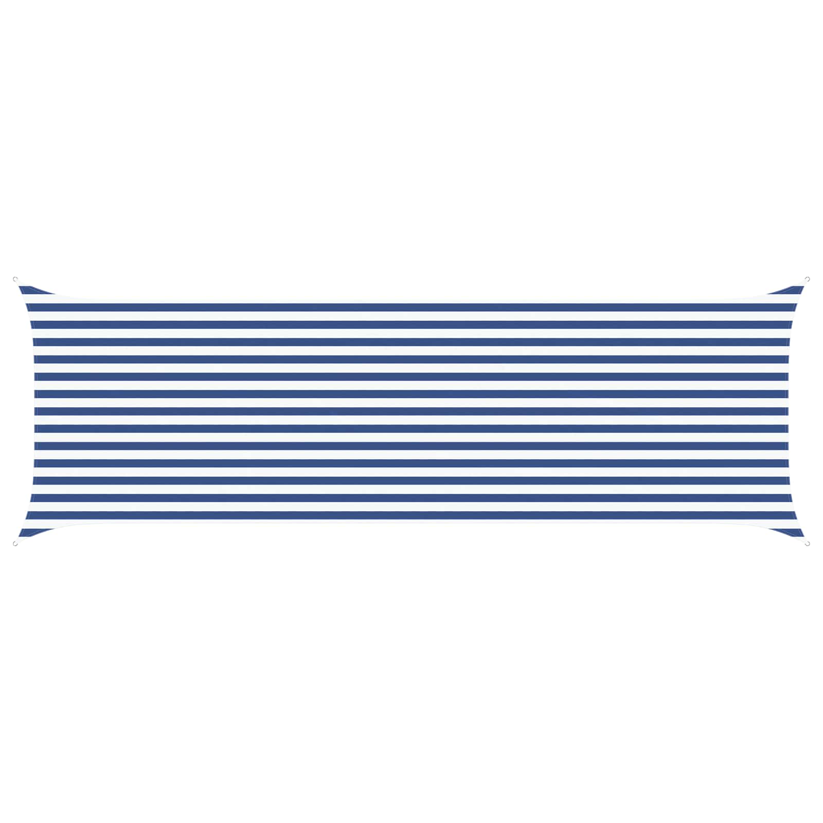 Maison Exclusive - Sonnensegel Blau Und Weiß 6 X 2 M 100 % Polyes