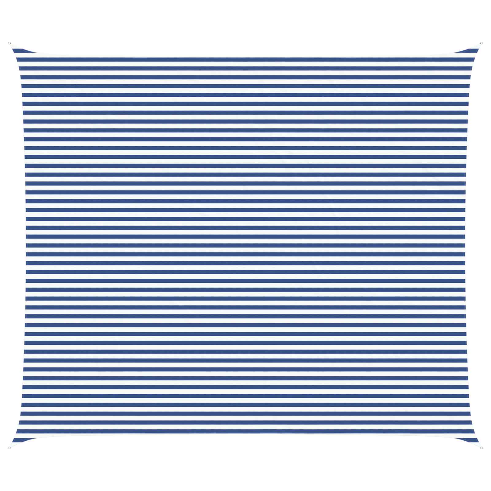 Maison Exclusive - Sonnensegel Blau Und Weiß 7 X 6 M 100 % Polyes