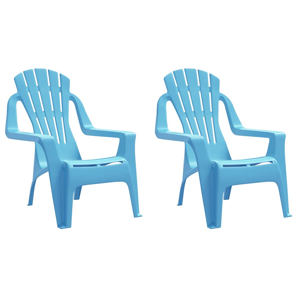 Maison Exclusive - Kinder-gartenstühle 2 Stk. Blau 37x34x44 Cm Pp