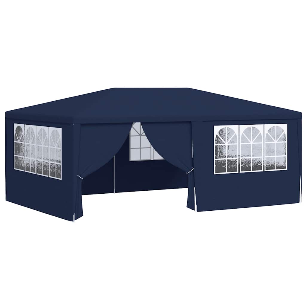 Maison Exclusive - Profi-partyzelt Mit Seitenwänden 4×6 M Blau 90
