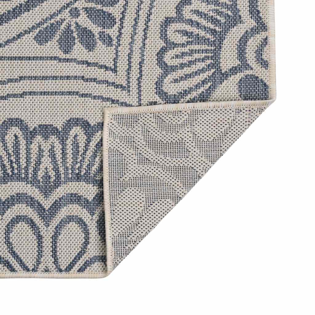Maison Exclusive - Outdoor-teppich Flachgewebe 80x250 Cm Blaues M