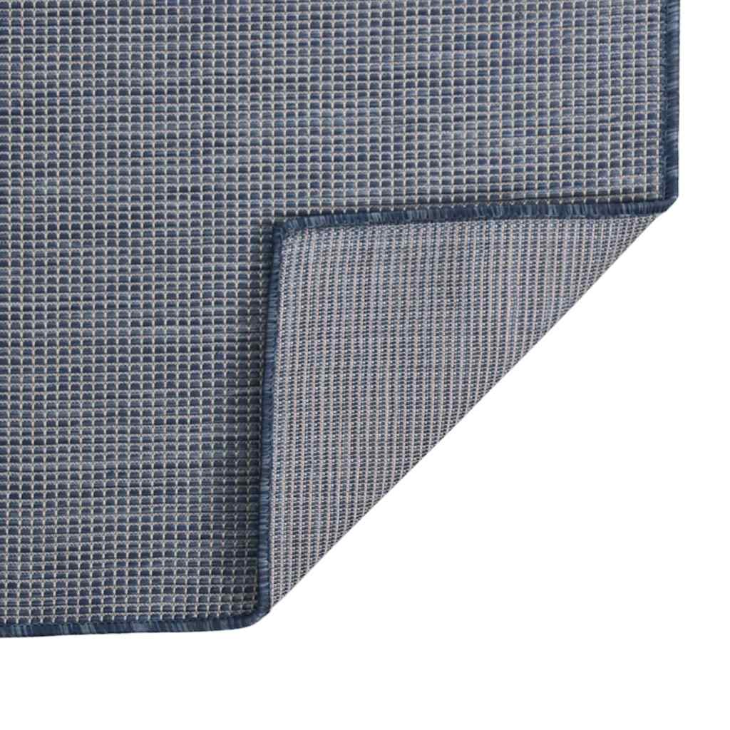 Maison Exclusive - Outdoor-teppich Flachgewebe 140x200 Cm Blau