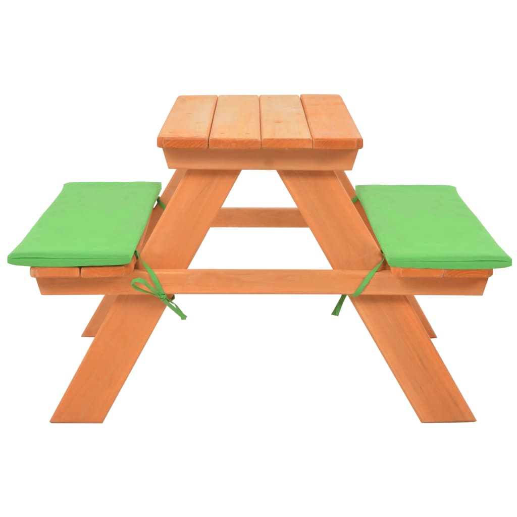 Maison Exclusive - Kinder-picknicktisch Mit Bänken 89×79×50 Cm Ma