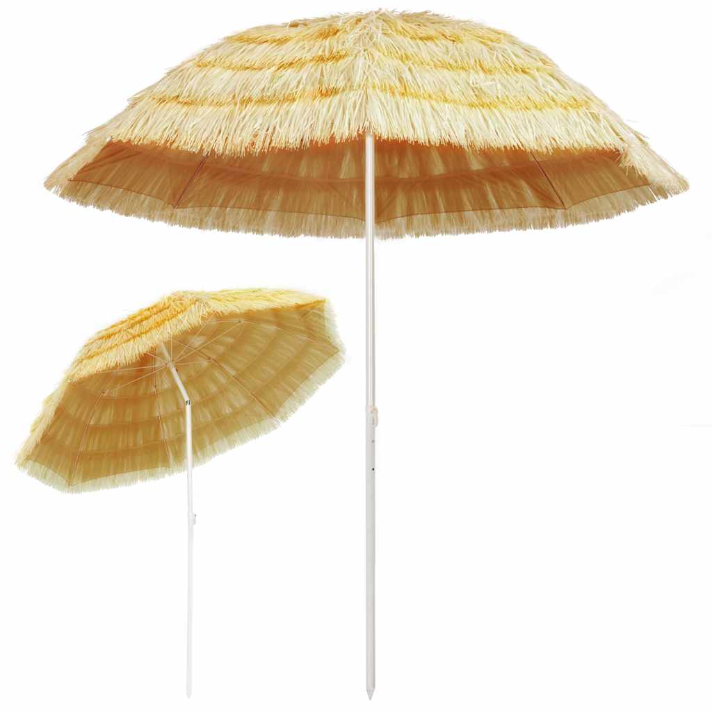 Maison Exclusive - Strandschirm Natur 240 Cm Hawaii-stil