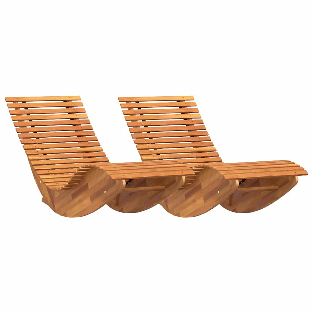 Maison Exclusive - Liege 2 Stk. Massivholz Akazie Braun