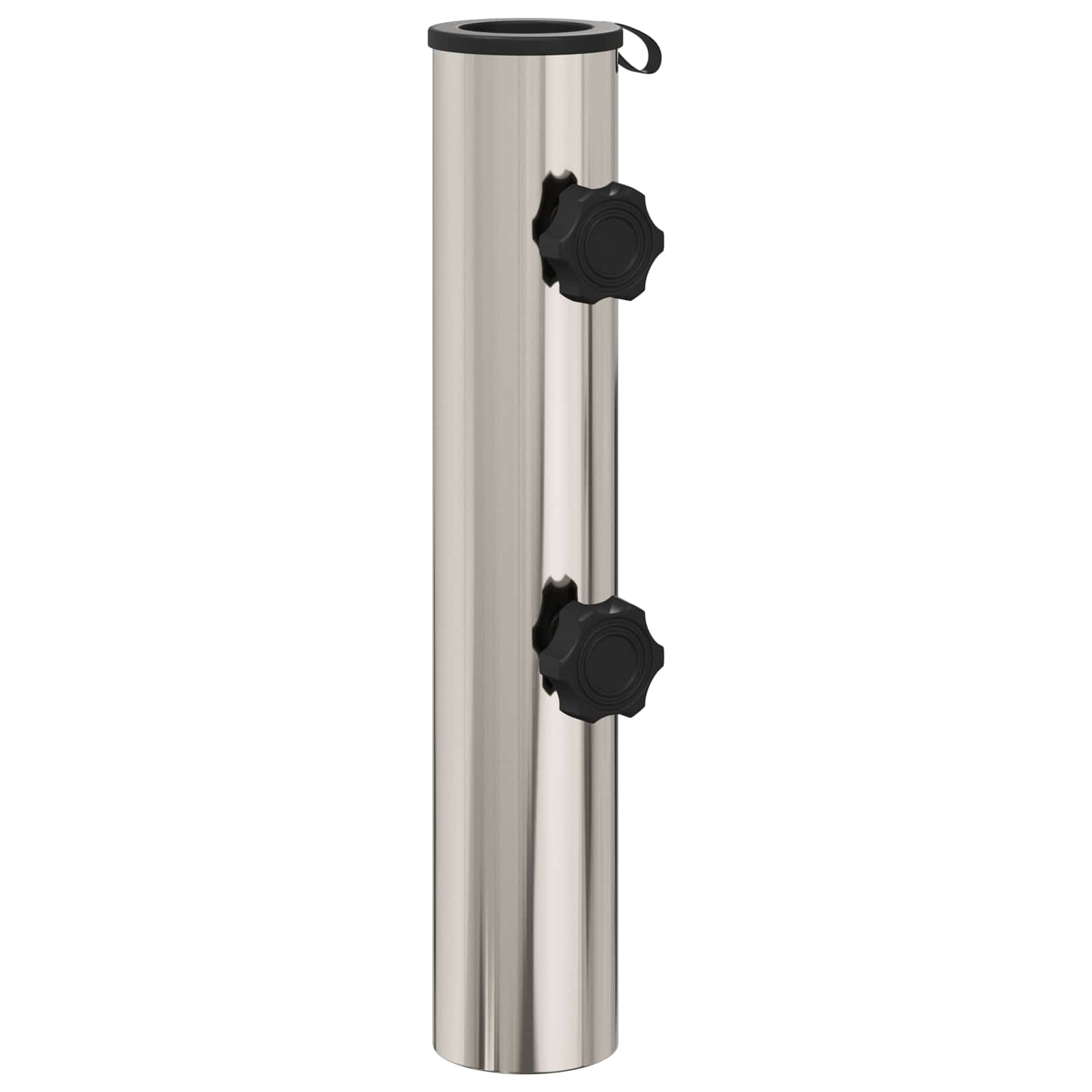 Maison Exclusive - Parasol Fußrohr 0.63 Kg Natürlicher Edelstahl