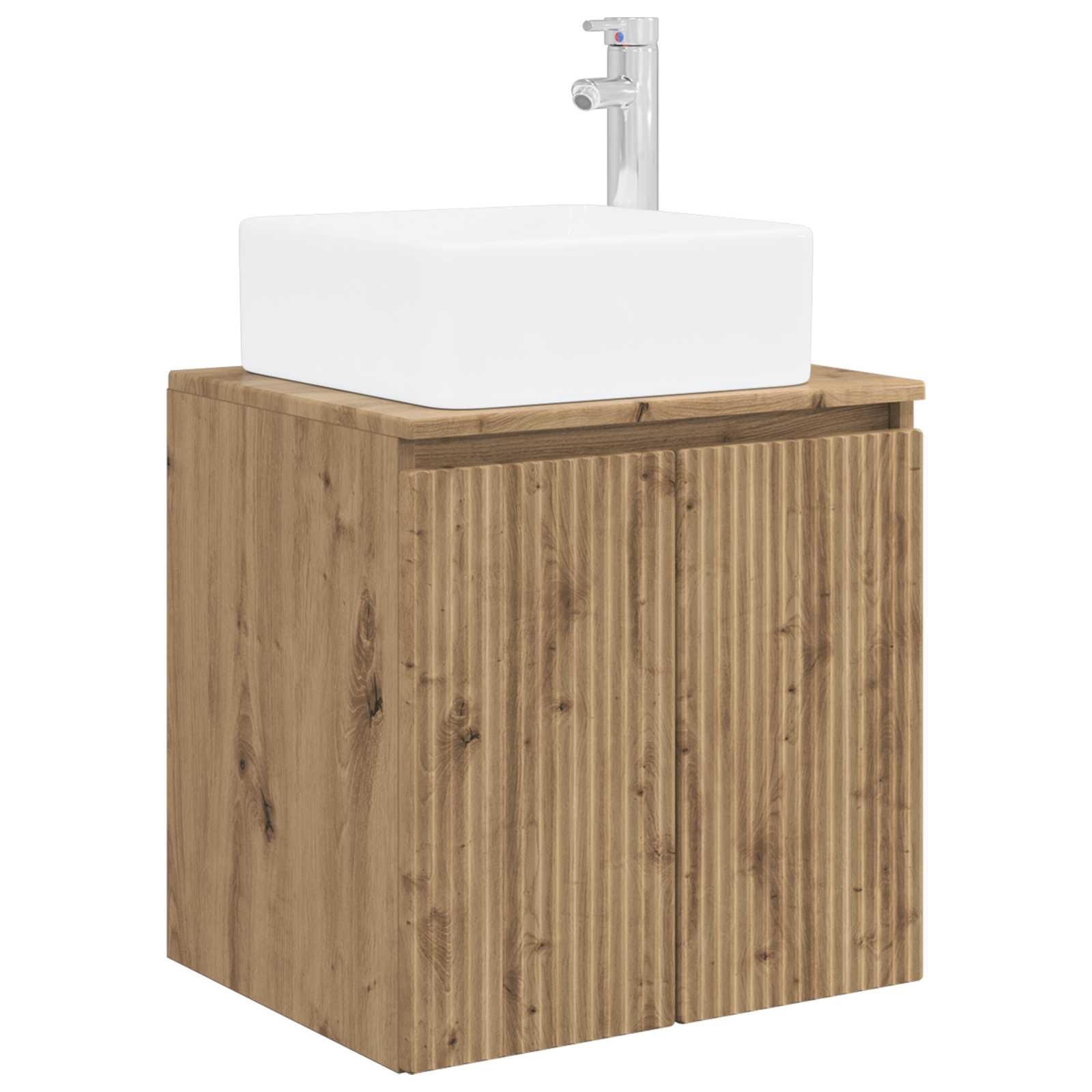 Maison Exclusive - Wandmontierte Waschtisch Artisan-eiche 53 X 35