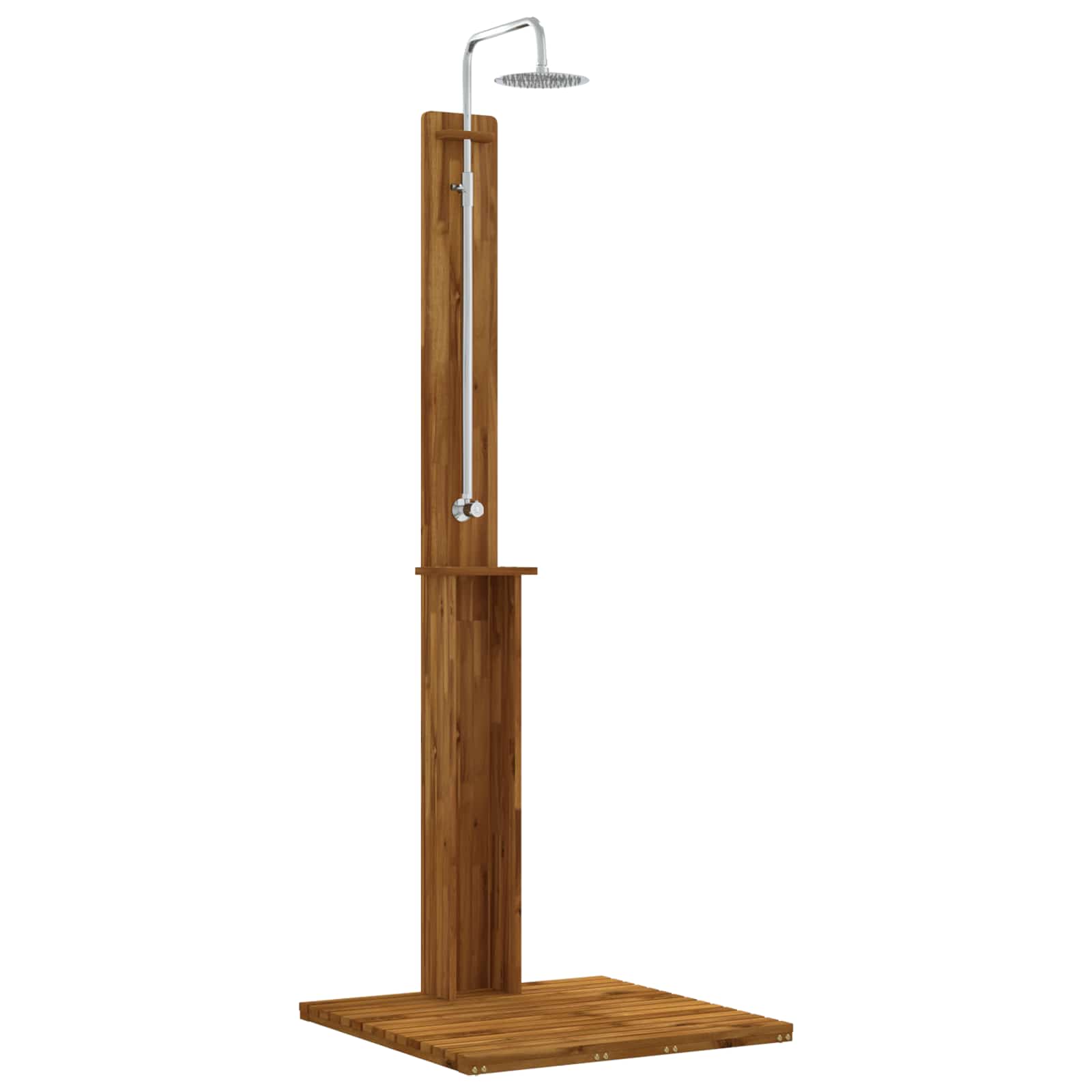 Maison Exclusive - Gartendusche 217 Cm Massives Akazienholz Und E
