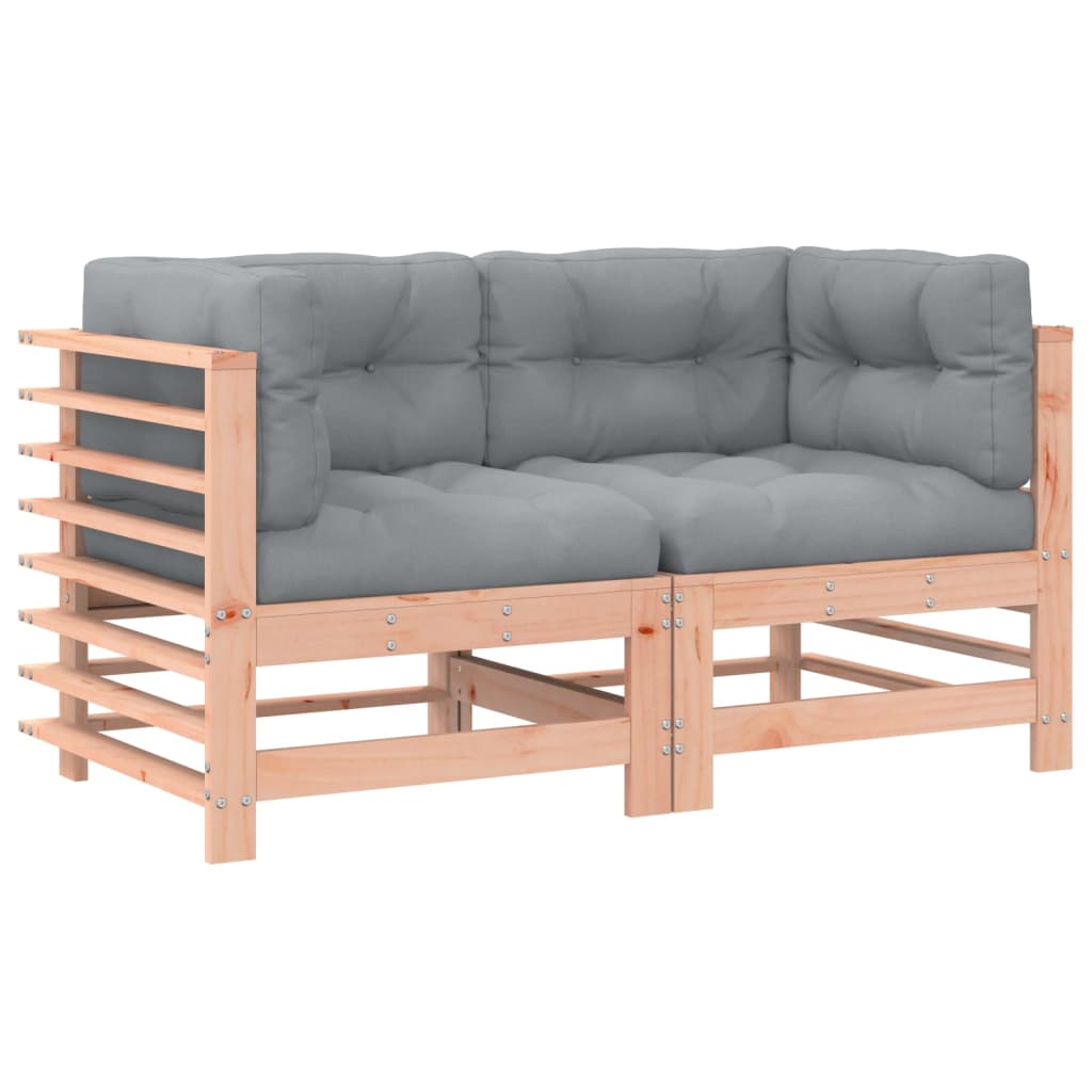 Maison Exclusive - Ecksofas Mit Kissen 2 Stk. Massivholz Douglasi