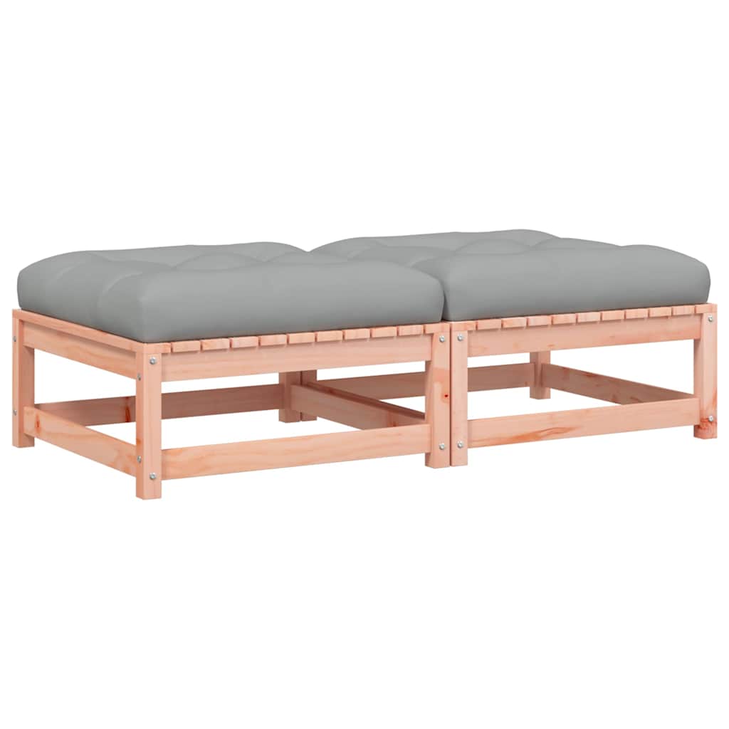 Maison Exclusive - Gartenhocker Mit Kissen 2 Stk. Massivholz Doug