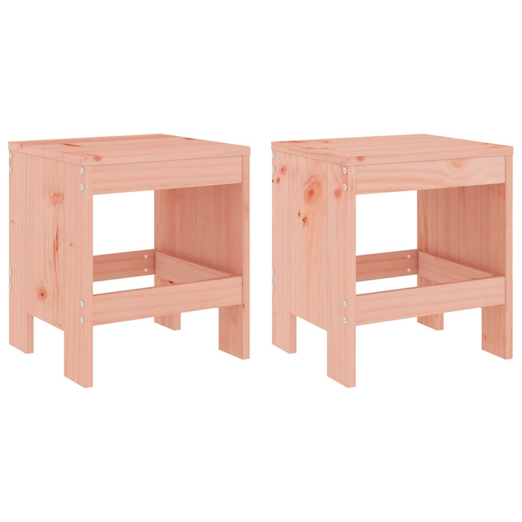 Maison Exclusive - Gartenhocker 2 Stk. 40x36x45 Cm Massivholz Dou