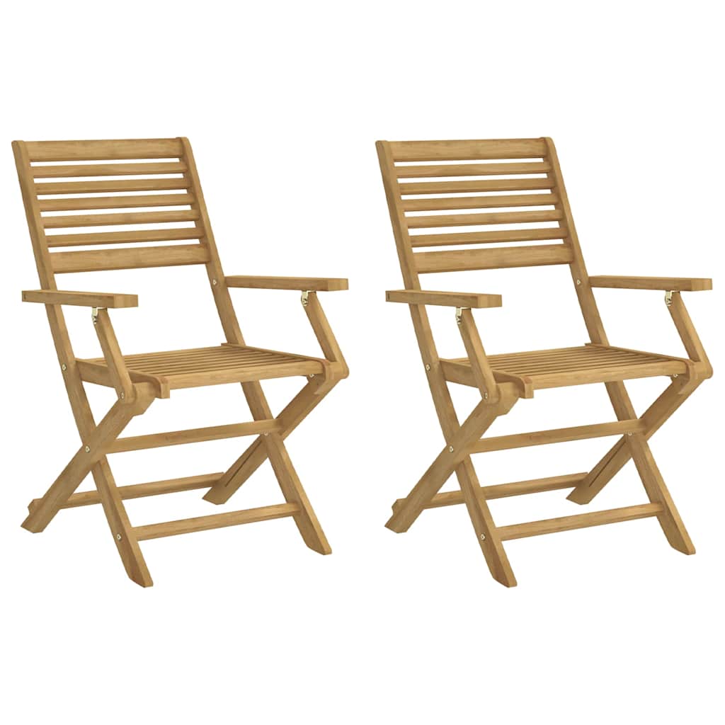 Maison Exclusive - Klappstühle, 2 Stück, 54,5 X 61,5 X 86,5 Cm, M