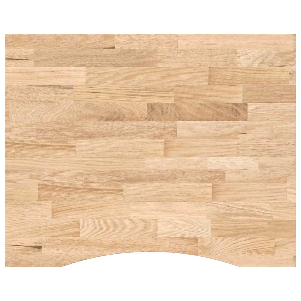 Maison Exclusive - Schreibtischplatte Unbehandelt 100x80x2,5 Cm M