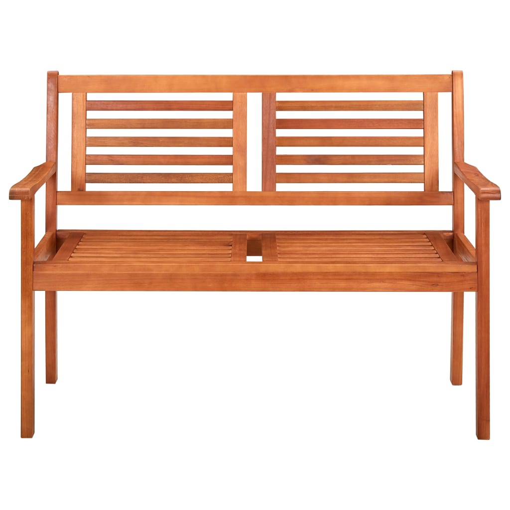 Maison Exclusive - Gartenbank 2-sitzer 120 Cm Massivholz Eukalypt