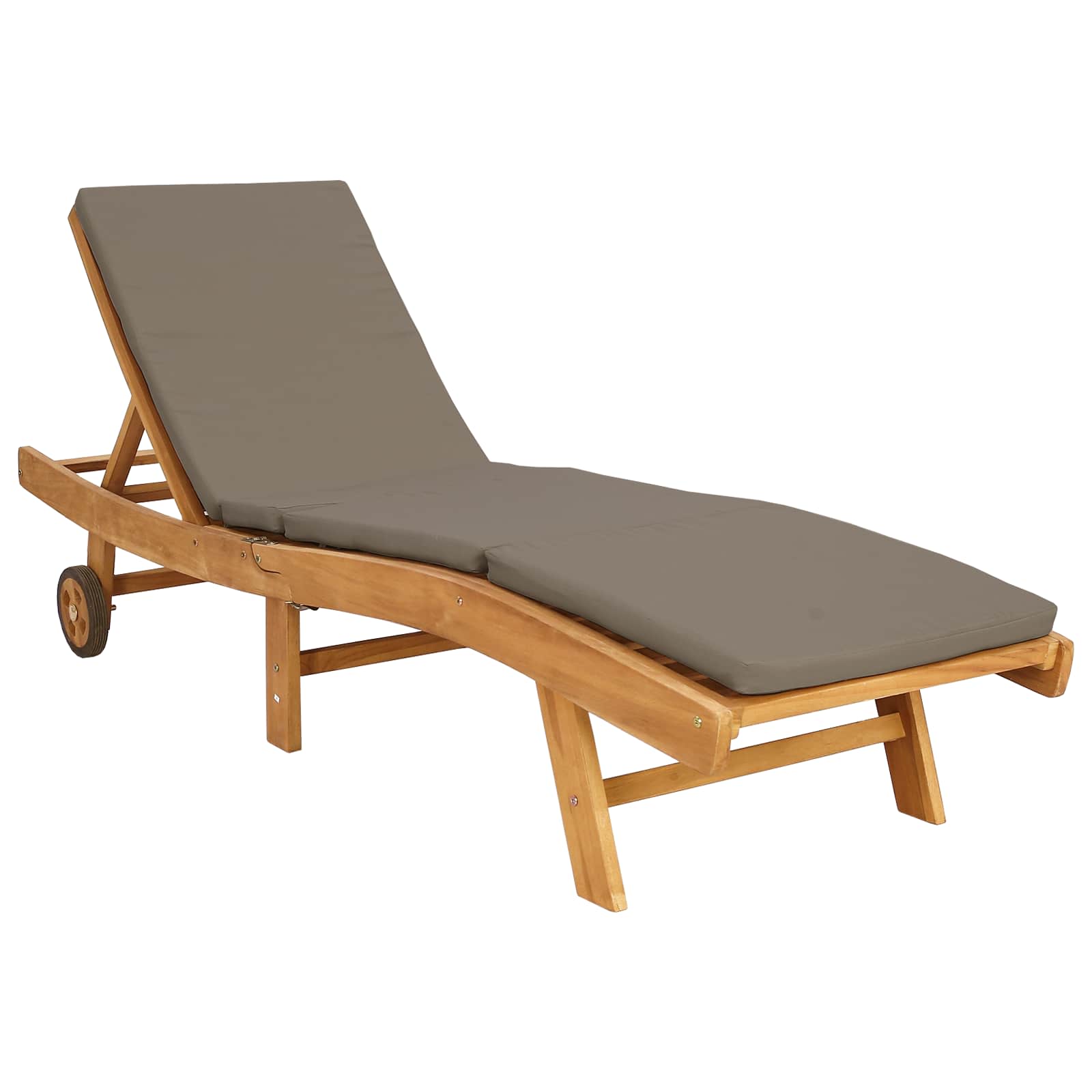 Maison Exclusive - Sonnenliege Polyester Braun Und Taupe