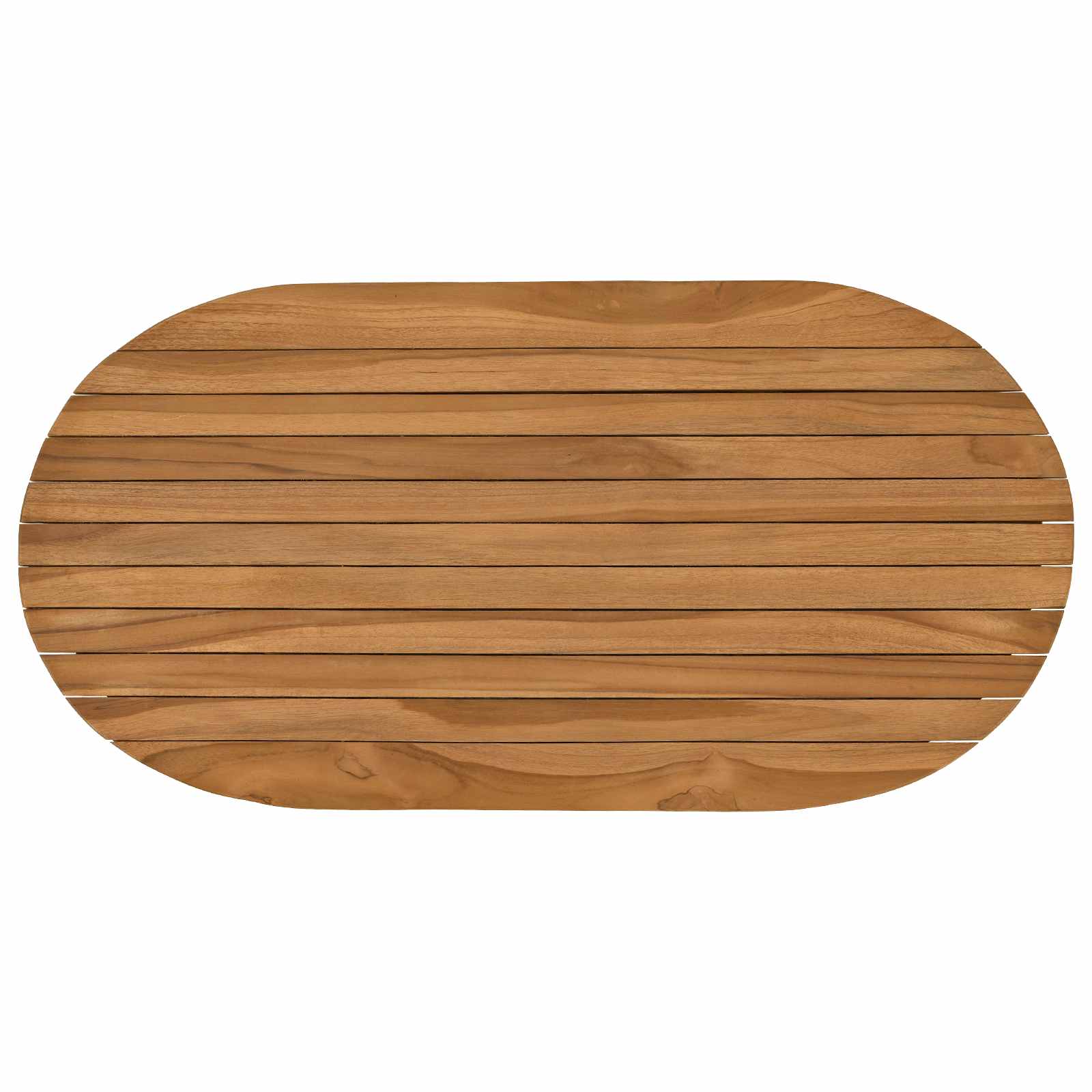 Maison Exclusive - Tischplatte 80 X 40 X 3,5 Cm Oval Massives Tea