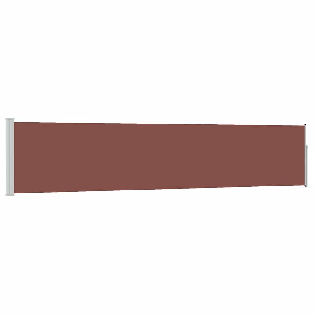 Maison Exclusive - Ausziehbare Seitenmarkise 100×514 Cm Braun