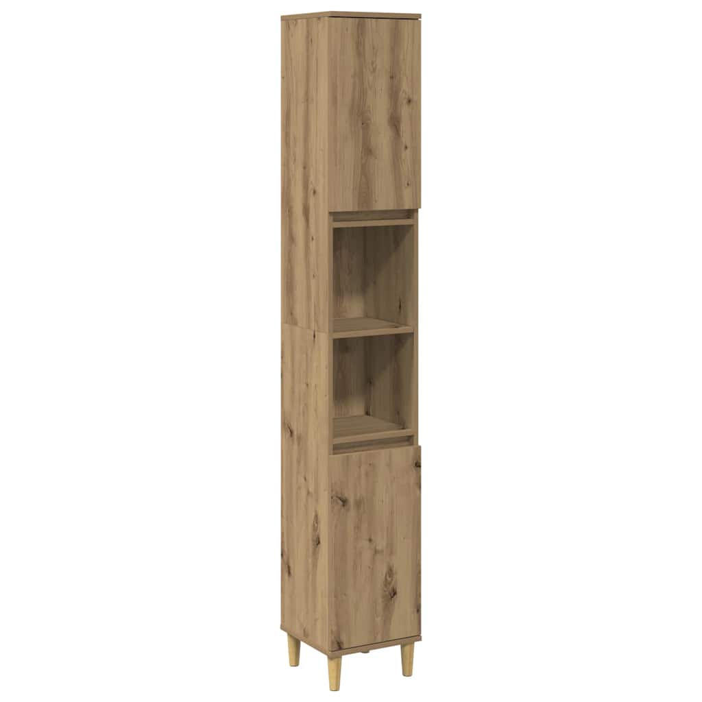 Maison Exclusive - Badschrank Artisan-eiche 30x30x190 Cm Holzwerk