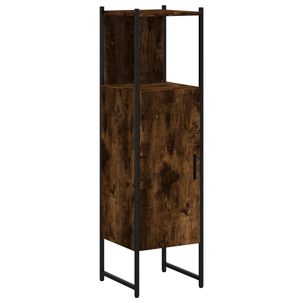 Maison Exclusive - Badschrank Räuchereiche 33x33x120,5 Cm Holzwer