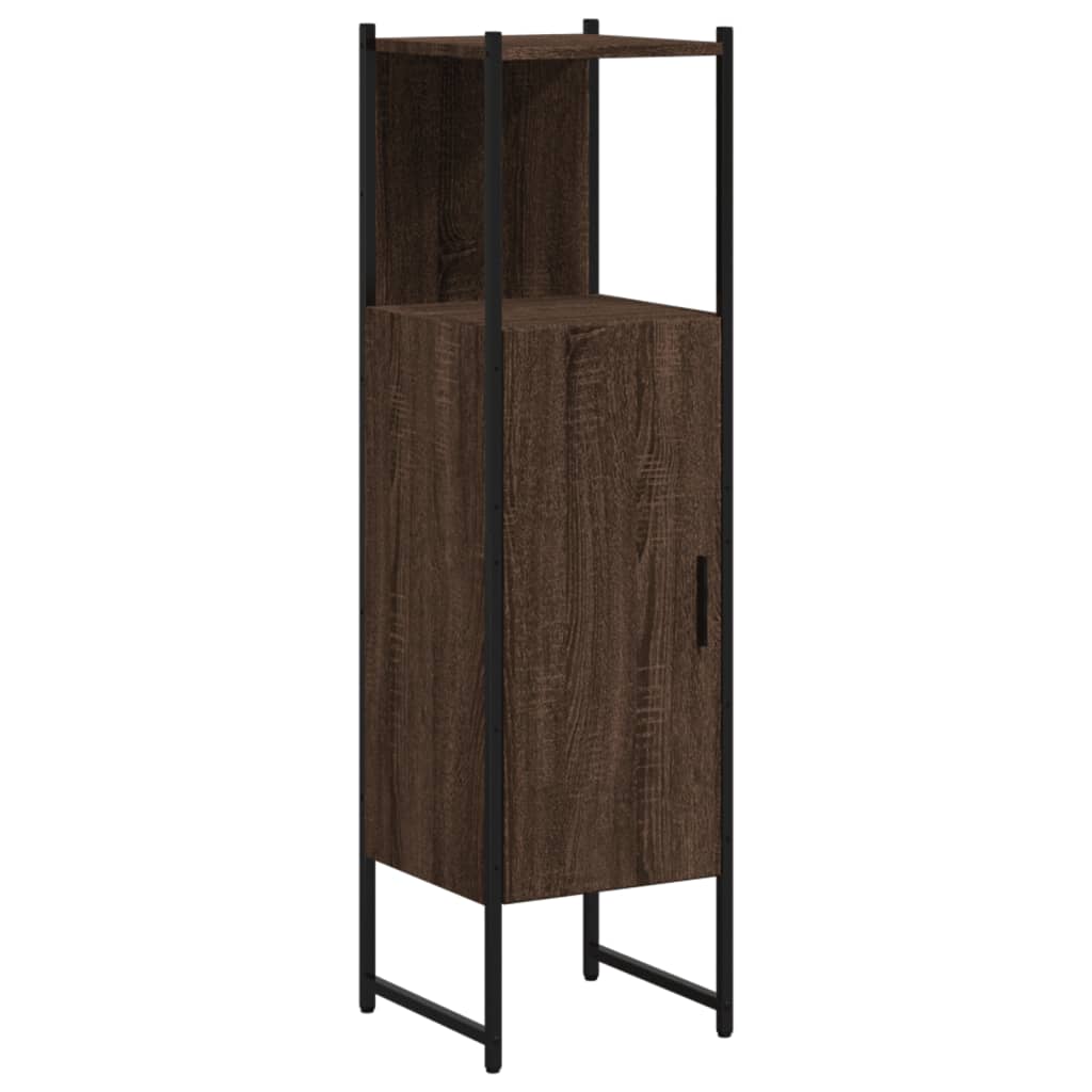 Maison Exclusive - Badschrank Braun Eichen-optik 33x33x120,5 Cm H
