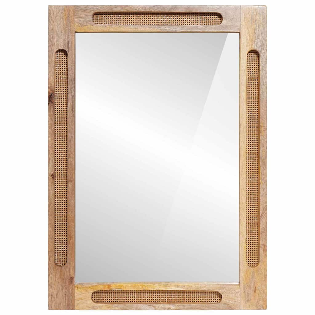 Maison Exclusive - Badezimmer Spiegel Braun 50 X 2,5 X 70 Cm Mass