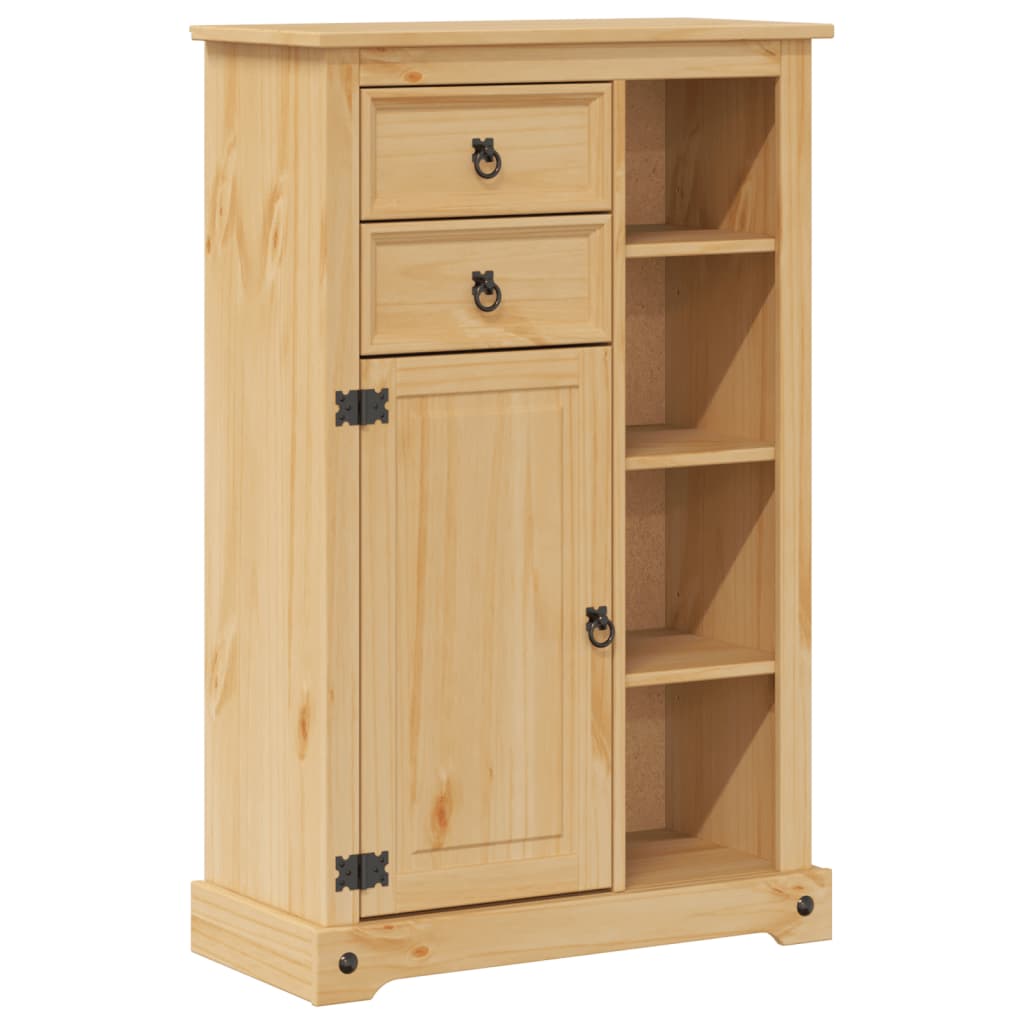 Maison Exclusive - Badschrank Corona 70x33x110 Cm Massivholz Kief