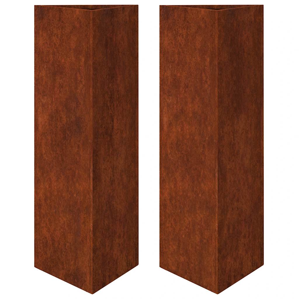 Maison Exclusive - Pflanzkübel 2 Stk. Dreieckig 30x26x75 Cm Wette