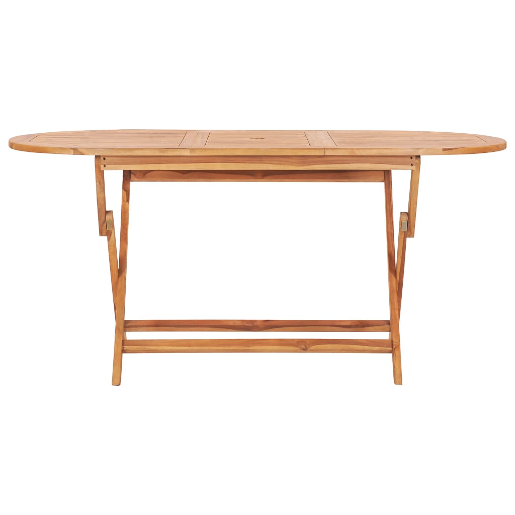 Maison Exclusive - Gartentisch Klappbar 160×80×75 Cm Massivholz T