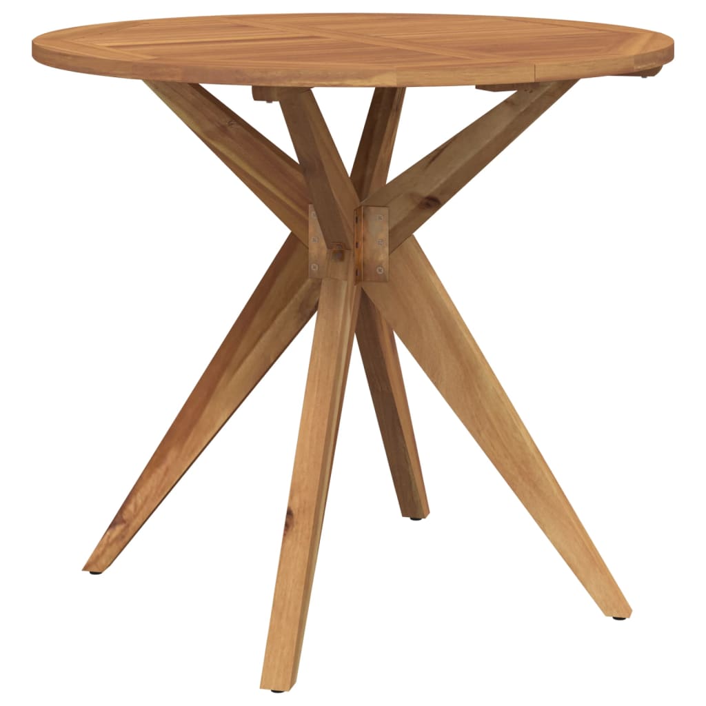 Maison Exclusive - Gartentisch Rund Ø85x75 Cm Massivholz Akazie