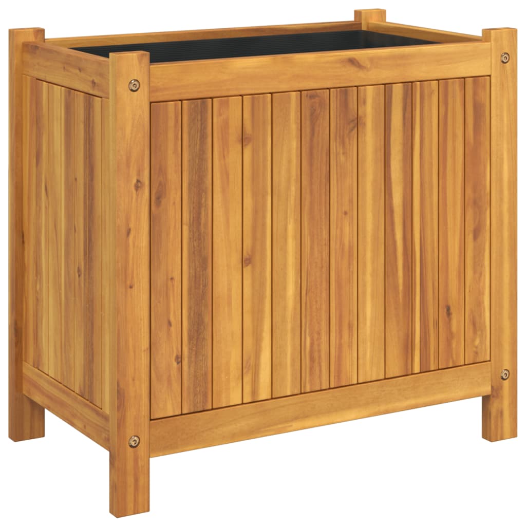 Maison Exclusive - Pflanzkübel Mit Einlage 54x31x50 Cm Massivholz
