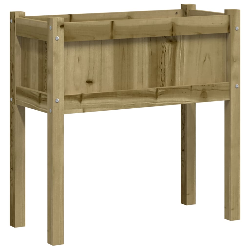 Maison Exclusive - Pflanzkübel Mit Beinen 70x31x70 Cm Kiefernholz