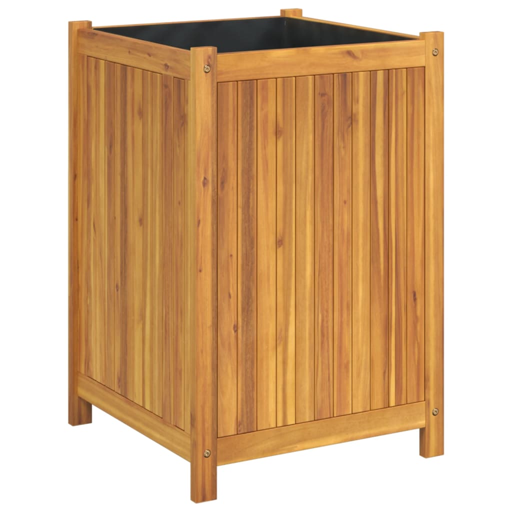 Maison Exclusive - Pflanzkübel Mit Einlage 50x50x75 Cm Massivholz