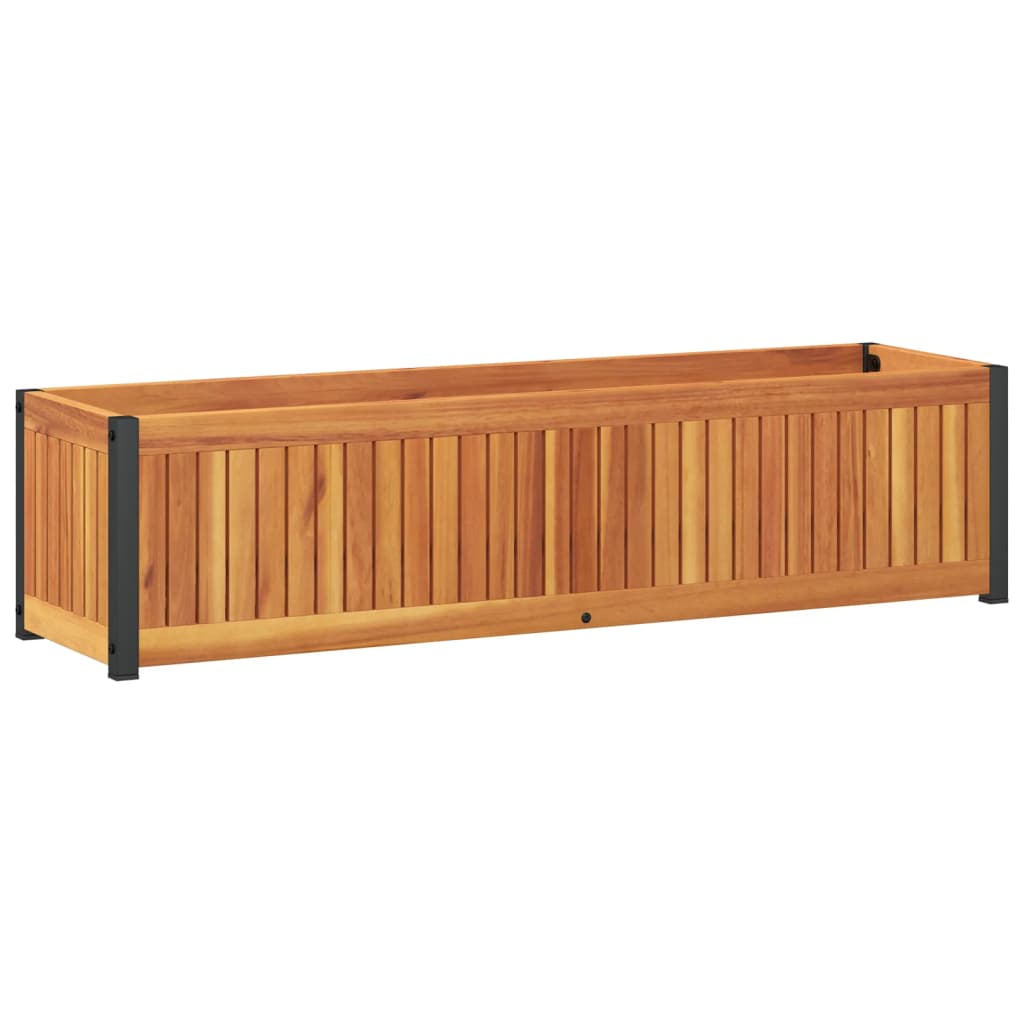 Maison Exclusive - Pflanzkübel 110x30x27,5 Cm Massivholz Akazie U