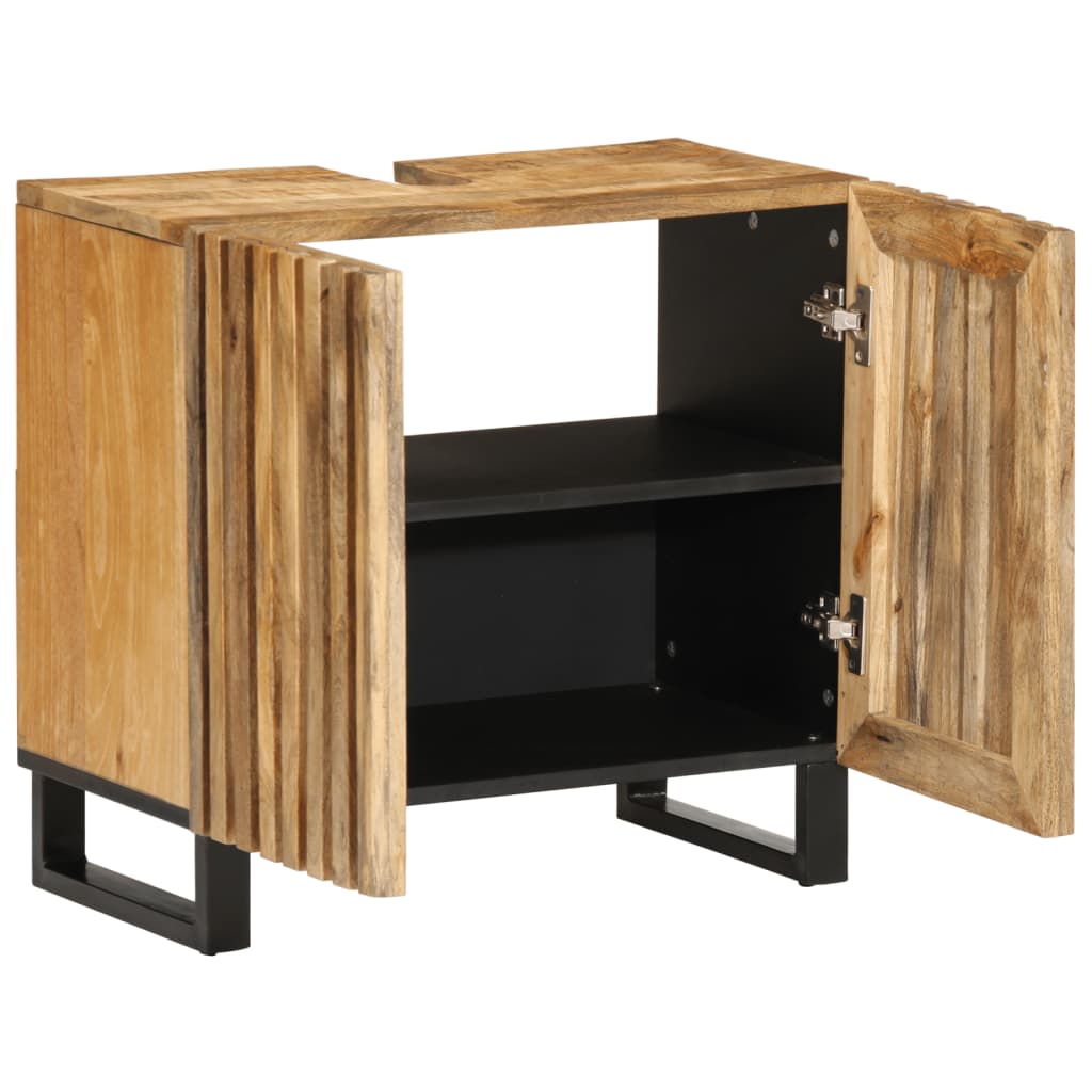 Maison Exclusive - Waschbeckenunterschrank 62x34x58 Cm Raues Mass