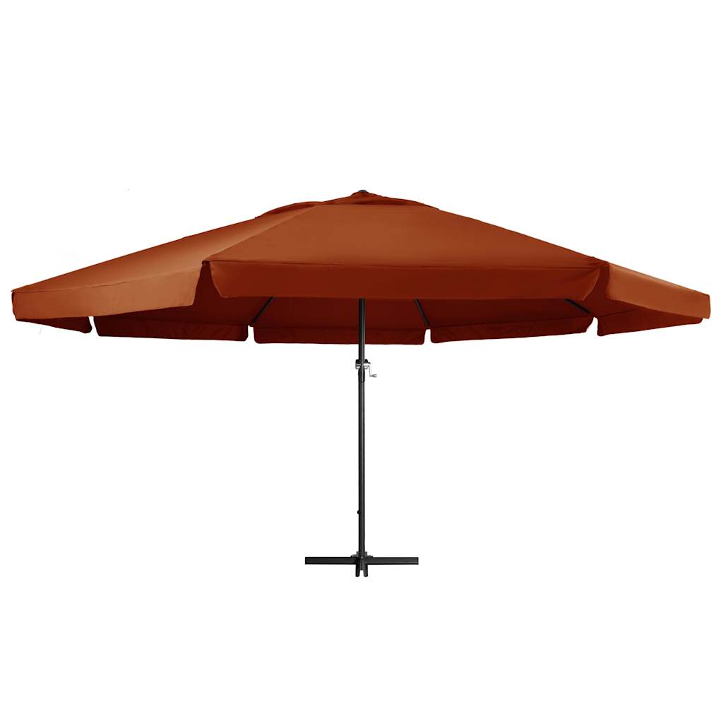 Maison Exclusive - Sonnenschirm Aluminium-mast 600 Cm Terrakotta