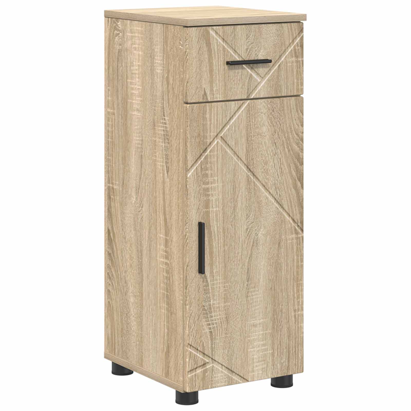 Maison Exclusive - Badezimmerschrank Sonoma-eiche 30 X 35 X 80 Cm