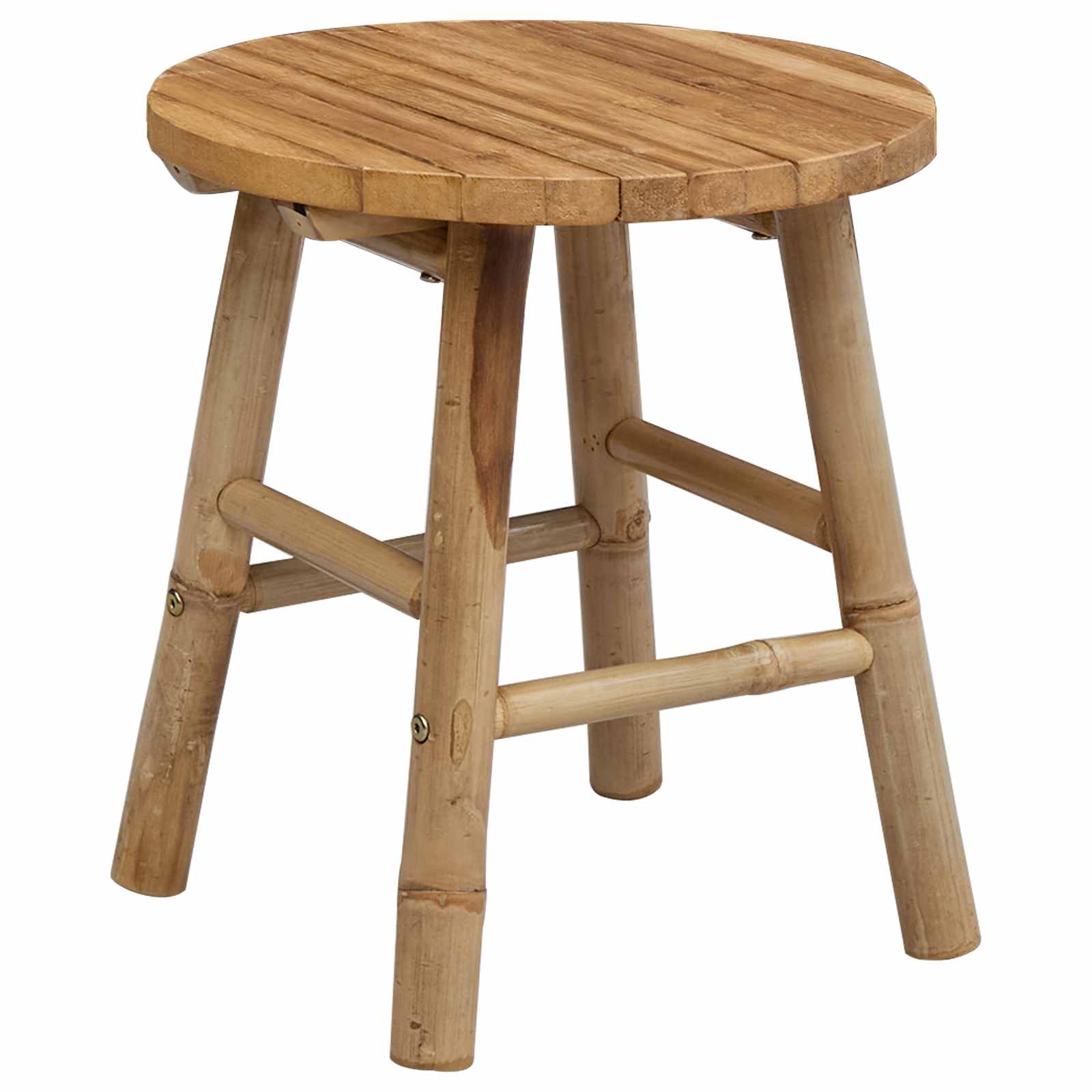 Maison Exclusive - Gartenhocker Natur Ø 38 X 42 Cm Bambus