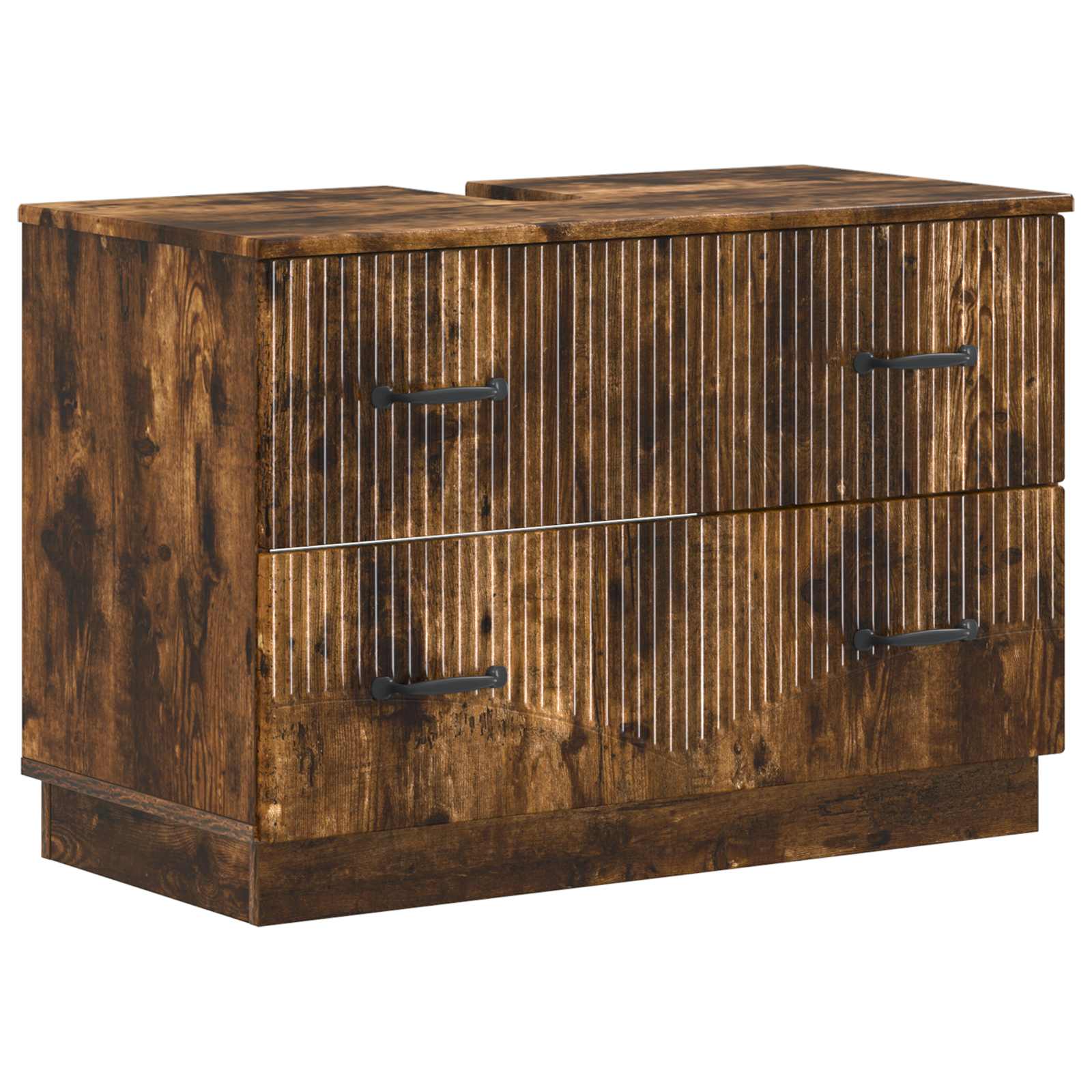 Maison Exclusive - Waschbeckenschrank Hoorn Raucheiche 82 X 41 X