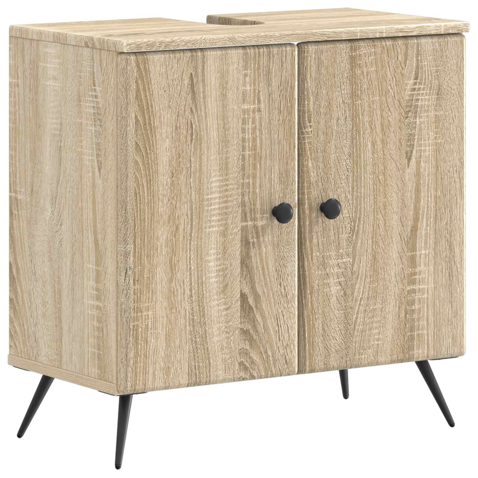 Maison Exclusive - Waschbeckenschrank Breda Sonoma-eiche 59,5 X 3