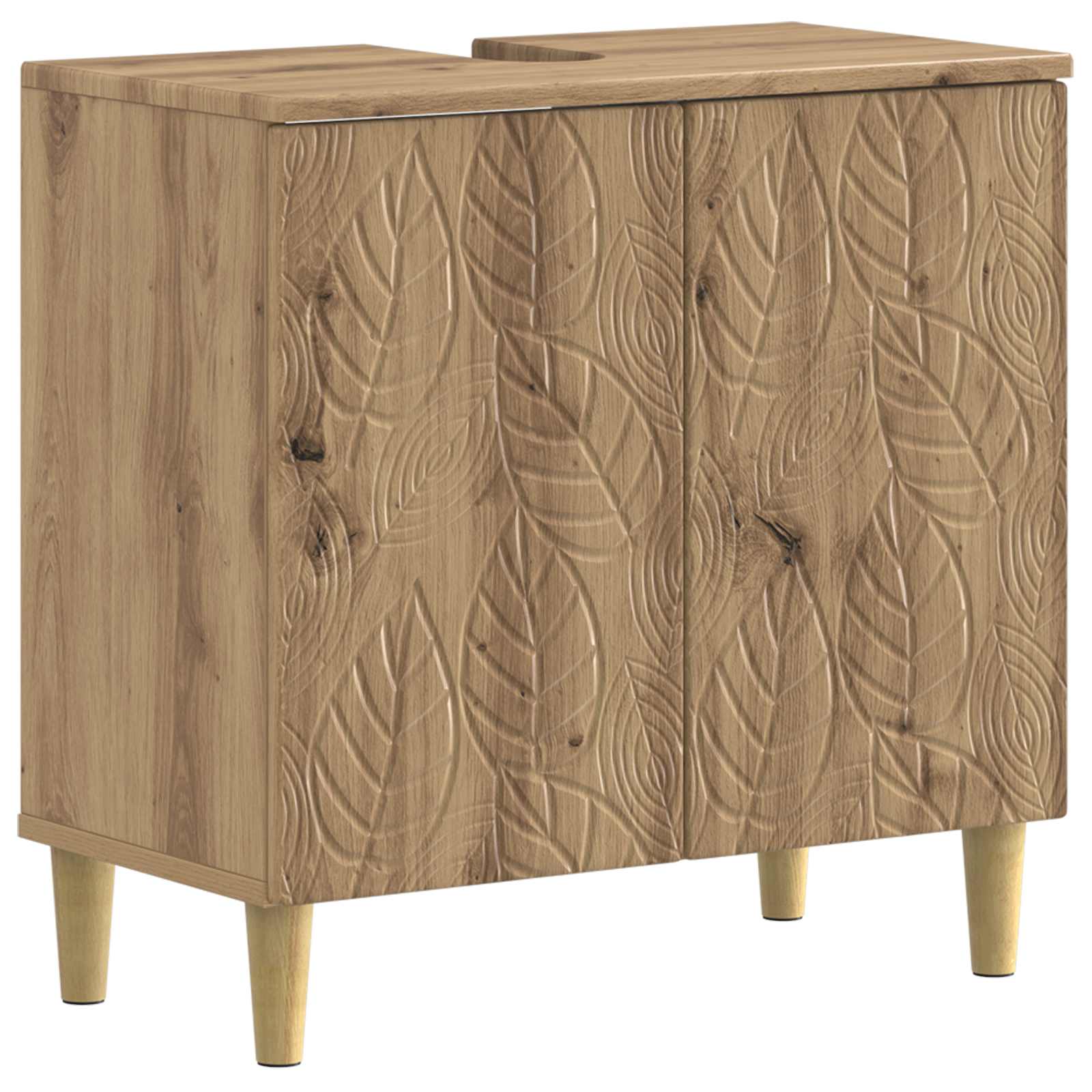Maison Exclusive - Waschbeckenschrank Delft Artisan-eiche 59,5 X