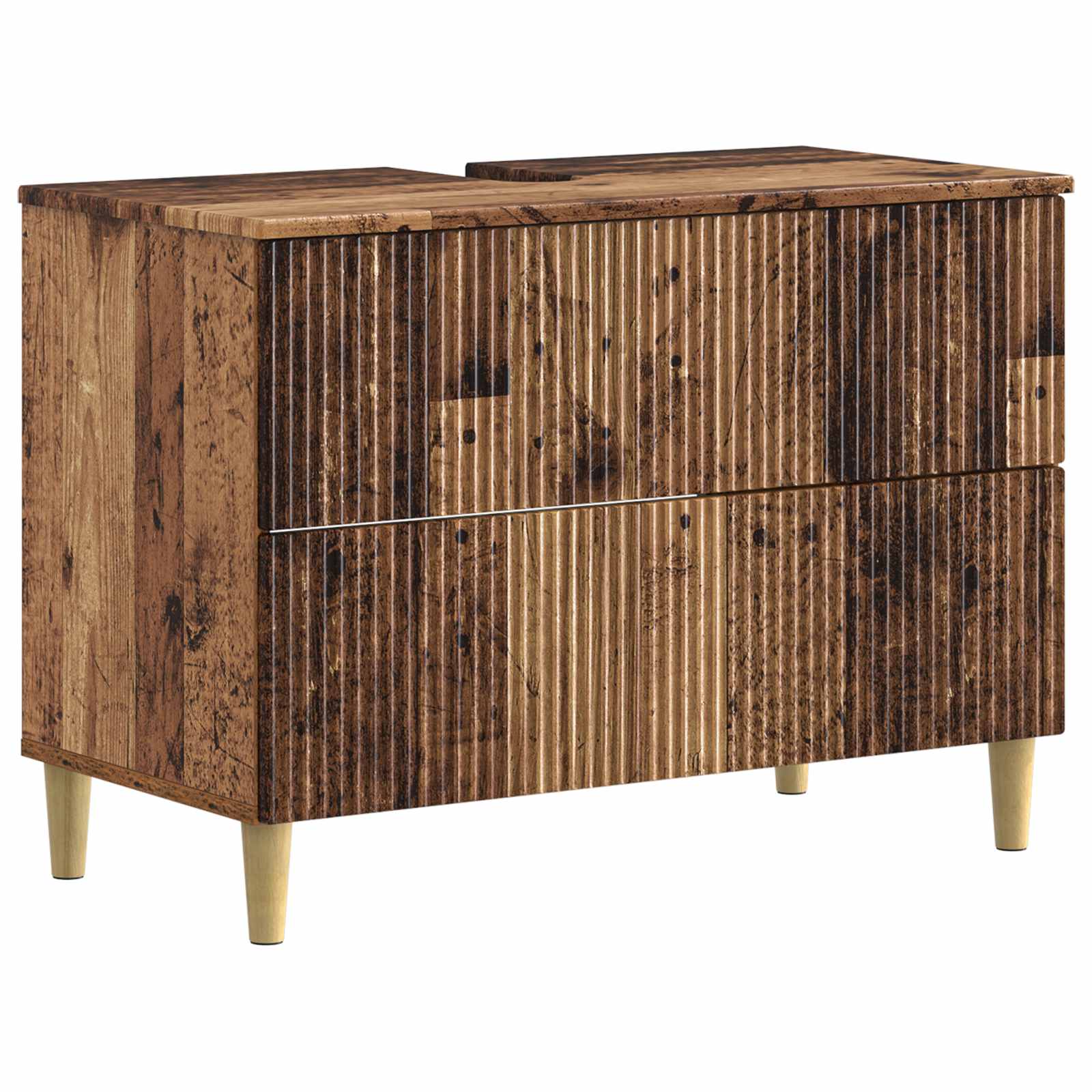 Maison Exclusive - Waschbeckenschrank Arnhem Altholz 82 X 41 X 59