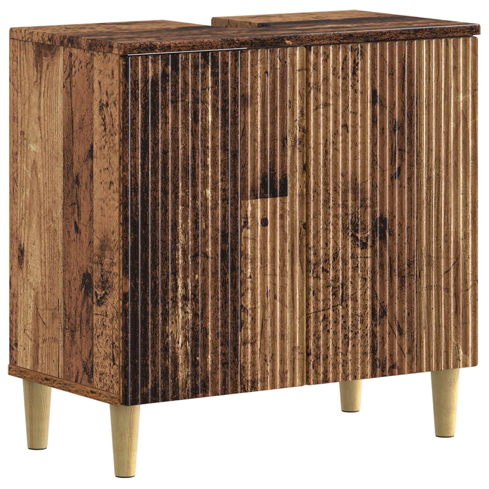 Maison Exclusive - Waschbeckenschrank Arnhem Altholz 59,5 X 31,5