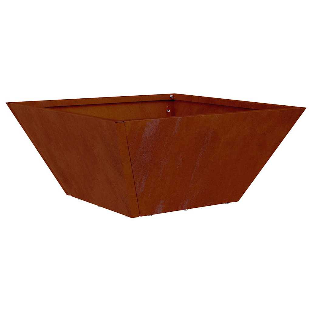 Maison Exclusive - Garten-pflanzgefäß Rostoptik 35 X 35 X 15 Cm W
